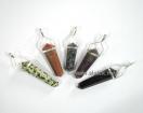 Mix Gemstone D Point Pendants